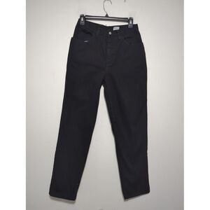 Watch L.A. Vintage Black Denim High Waisted Straight Leg Jeans Kids Sz 9-10 USA